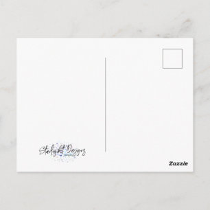 Winter-Blume Postkarte