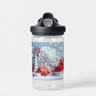 Winter-Blütenkomposition Trinkflasche