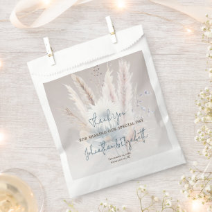 Winter Boho Floral Beige Gastgeschenk Hochzeit Geschenktütchen