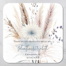 Winter Boho Gastgeschenk Hochzeit | Weiß