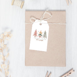 Winter Boho Twinkle Lichter Bäume Weihnachten Geschenkanhänger