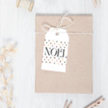 Winter Boho Weihnachten Dots Christmas Geschenkanhänger<br><div class="desc">Fügen Sie Ihre eigene Nachricht hinzu,  um dieses bezaubernde Geschenktag anzupassen. Eine perfekte Ergänzung zu einem Geschenk.</div>