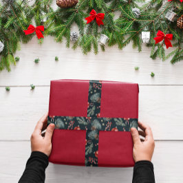 Winter Botanicals Coquette Schleife | Weihnachten Ripsband