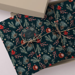 Winter Botanicals Coquette Schleife | Weihnachten Seidenpapier