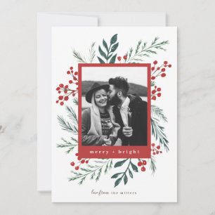 Winter Botanicals Elegantes Weihnachtsfest Foto