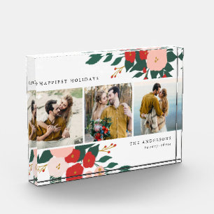 Winter Botanicals Feiertags-Fotoblock Fotoblock