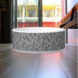 Winter botanisch   Keramik Haustiernäpfe Napf