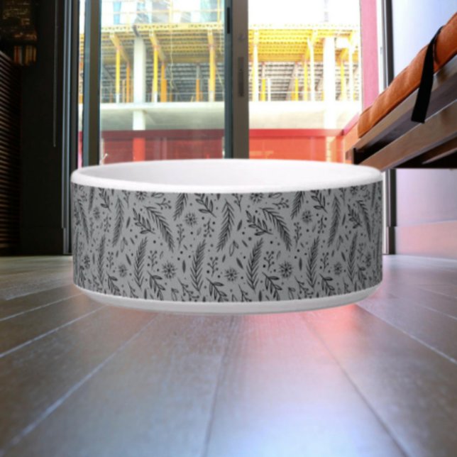 Winter botanisch | Keramik Haustiernäpfe Napf (Von Creator hochgeladen)