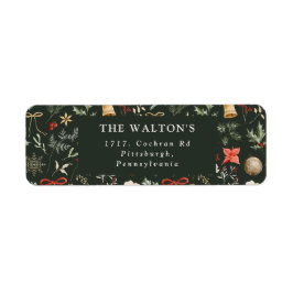 Winter Botanische Festtage Weihnachten Rücksendead