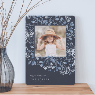 Winter Bouquet   Hanukkah-Foto Feiertagskarte