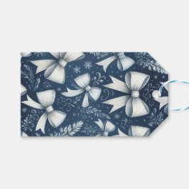 Winter Bows Geschenkanhänger