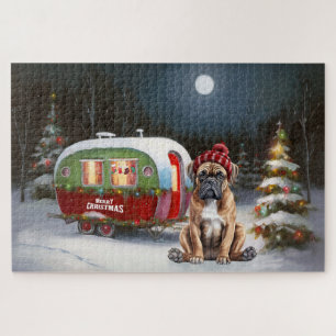 Winter Boxer Caravan Weihnachtsabenteuer Puzzle