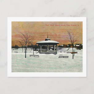 Winter, Branch Brook Park, Newark NJ 1908 Vintage Postkarte