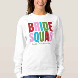 Winter Braut Truppe Junggesellinnenabschied Sweatshirt