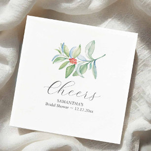 Winter Brautparty Cocktail Napkins Weihnachten Serviette