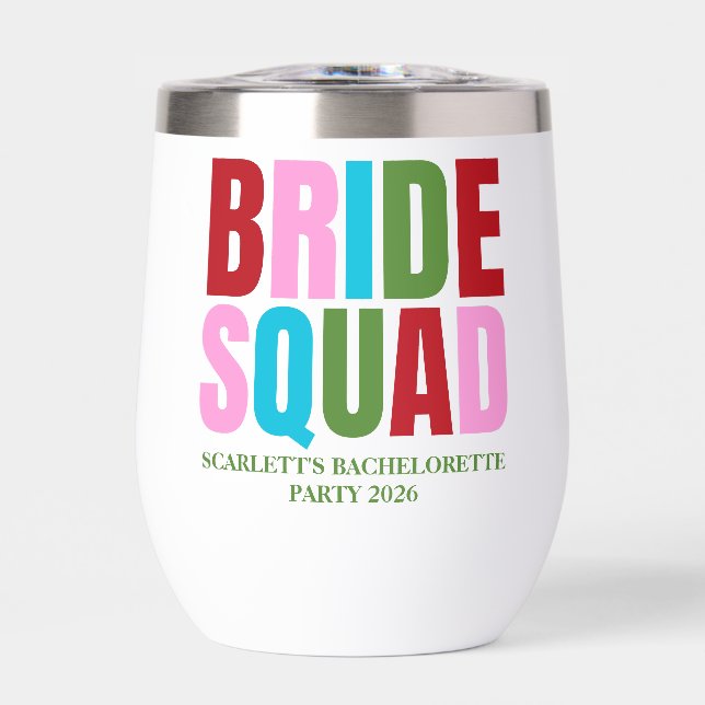 Winter Bride Squad Junggeselinnen-Abschied (Vorderseite)