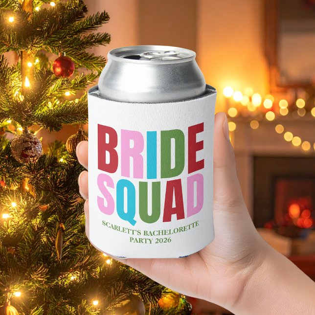 Winter Bride Squad Junggeselinnen-Abschied Dosenkühler (Von Creator hochgeladen)
