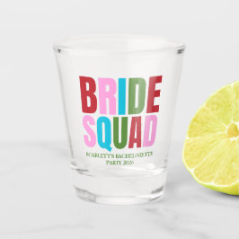Winter Bride Squad Junggeselinnen-Abschied Schnapsglas
