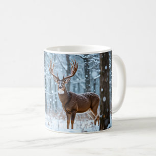 Winter Buck Coffee Tasse