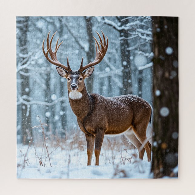 Winter Buck Puzzle (Vertikal)