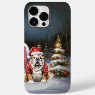 Winter Bulldog Caravan Weihnachtsabenteuer Case-Mate iPhone 14 Pro Max Hülle