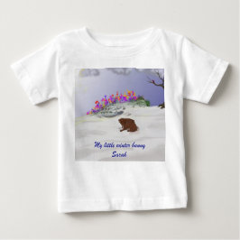 Winter Bunny Baby T-shirt