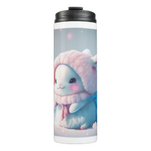 Winter Bunny Thermal Tumbler Thermosbecher