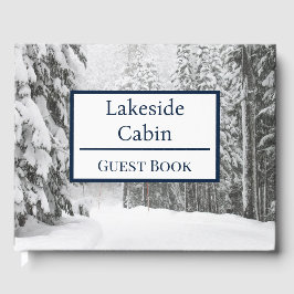Winter Cabin Airbnb Ferienvermietung Gästebuch