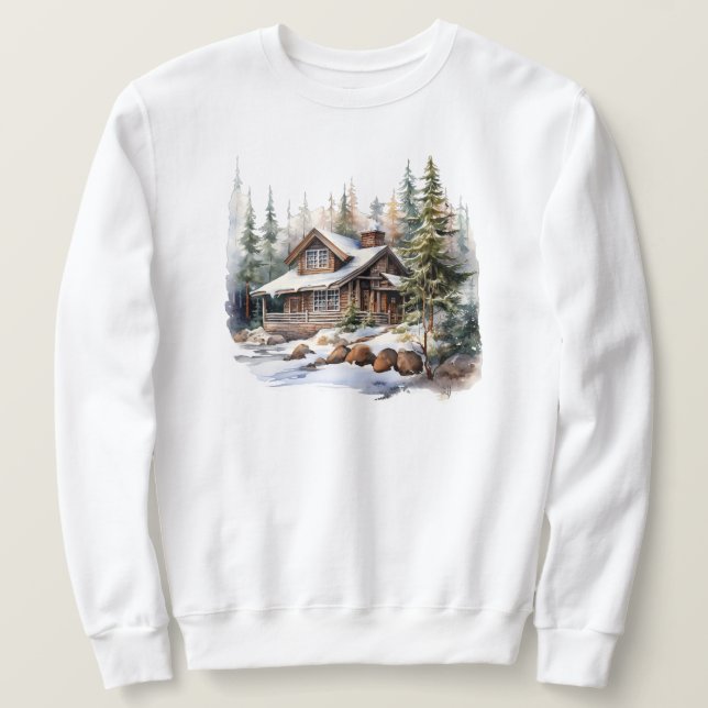 Winter Cabin Sweatshirt (Design vorne)