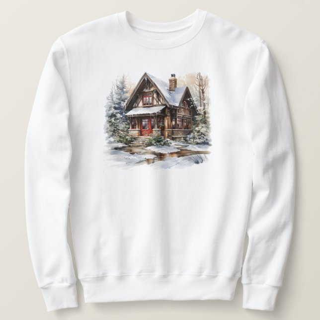 Winter Cabin Sweatshirt (Design vorne)