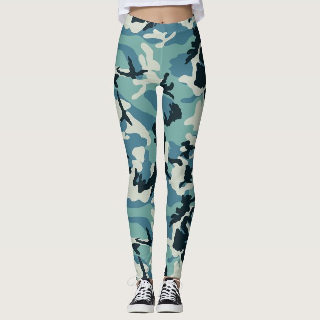 Winter-Camouflage Leggings (Vorderseite)
