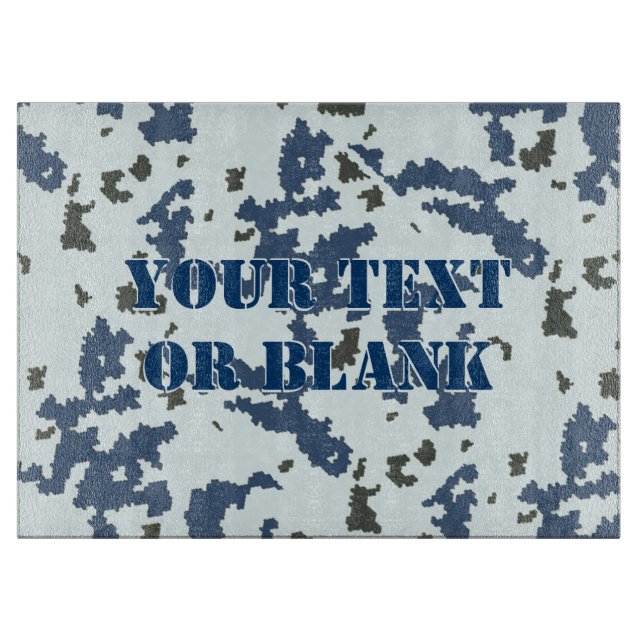 Winter Camouflage Schneidebrett (Vorderseite)