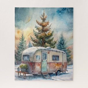 Winter-Camping-Rätsel Puzzle