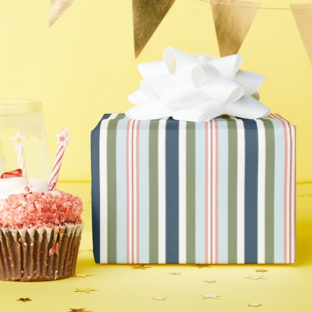 Winter-Candy-Streifen-Geschenkpapier Geschenkpapier (Geburtstagsparty)