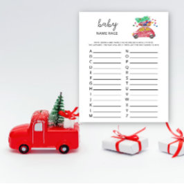 Winter Car Baby Name Race