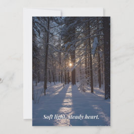 Winter Card Feiertagskarte