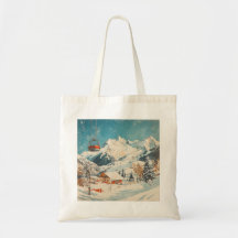 Winter Chalet Escape Tasche