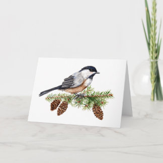 Winter Chickadee Karte