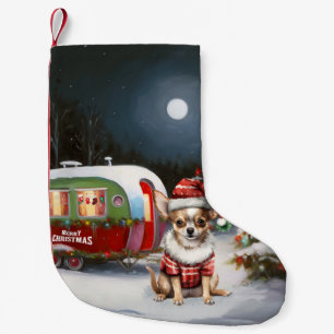 Winter Chihuahua Caravan Weihnachtsabenteuer Kleiner Weihnachtsstrumpf