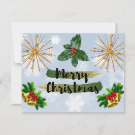 Winter Chill Christmas Card Feiertagskarte