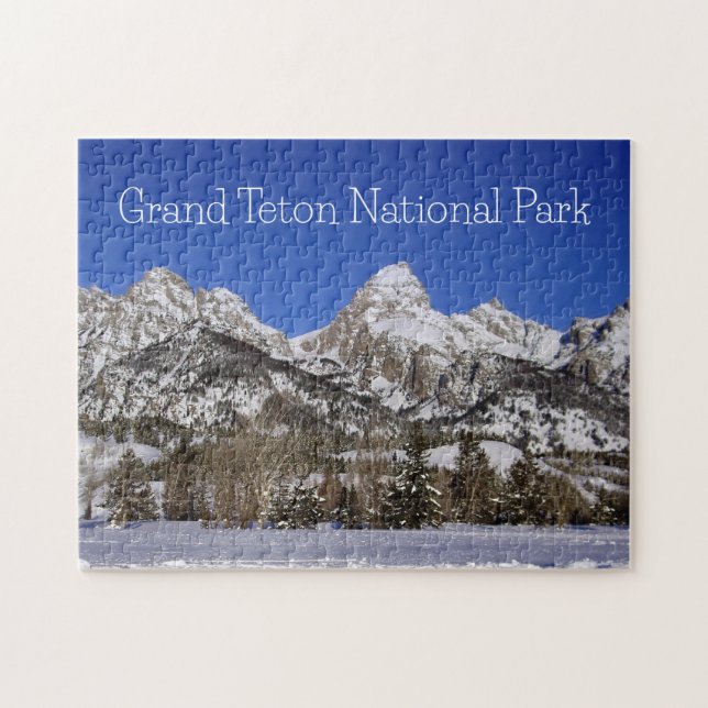 Winter Chill in Grand Teton Nationalpark Puzzle (Horizontal)