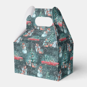 Winter Christmas gemütlich Geschenkschachtel