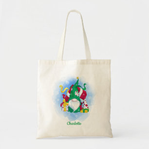 Winter Christmas Geschenk Gnome Personalisierter N Tragetasche