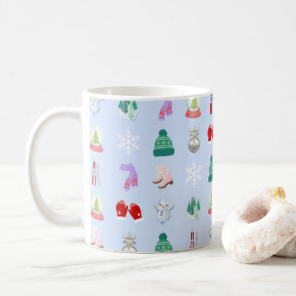 Winter/Christmas Pattern Coffee Mug (11oz) Kaffeetasse