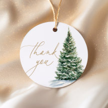 Winter Christmas Tree Baby Dusche