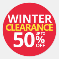 Winter Clearance 50 % - 50 % - Abnahme von 50 % fü