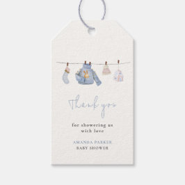 Winter Clothesline Toys Girl Babydusche Danke Geschenkanhänger