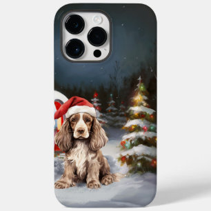 Winter Cocker Spanisch Caravan Weihnachtsabenteuer Case-Mate iPhone 14 Pro Max Hülle