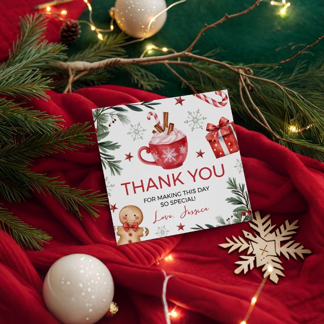 Winter-Cocoa-Geburtstagsgeschenk-Anhänger Geschenkanhänger (Von Creator hochgeladen)
