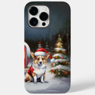 Winter Corgi Caravan Weihnachtsabenteuer Case-Mate iPhone 14 Pro Max Hülle